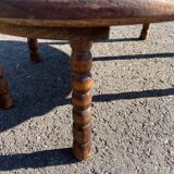 Small coffee table in turned wood