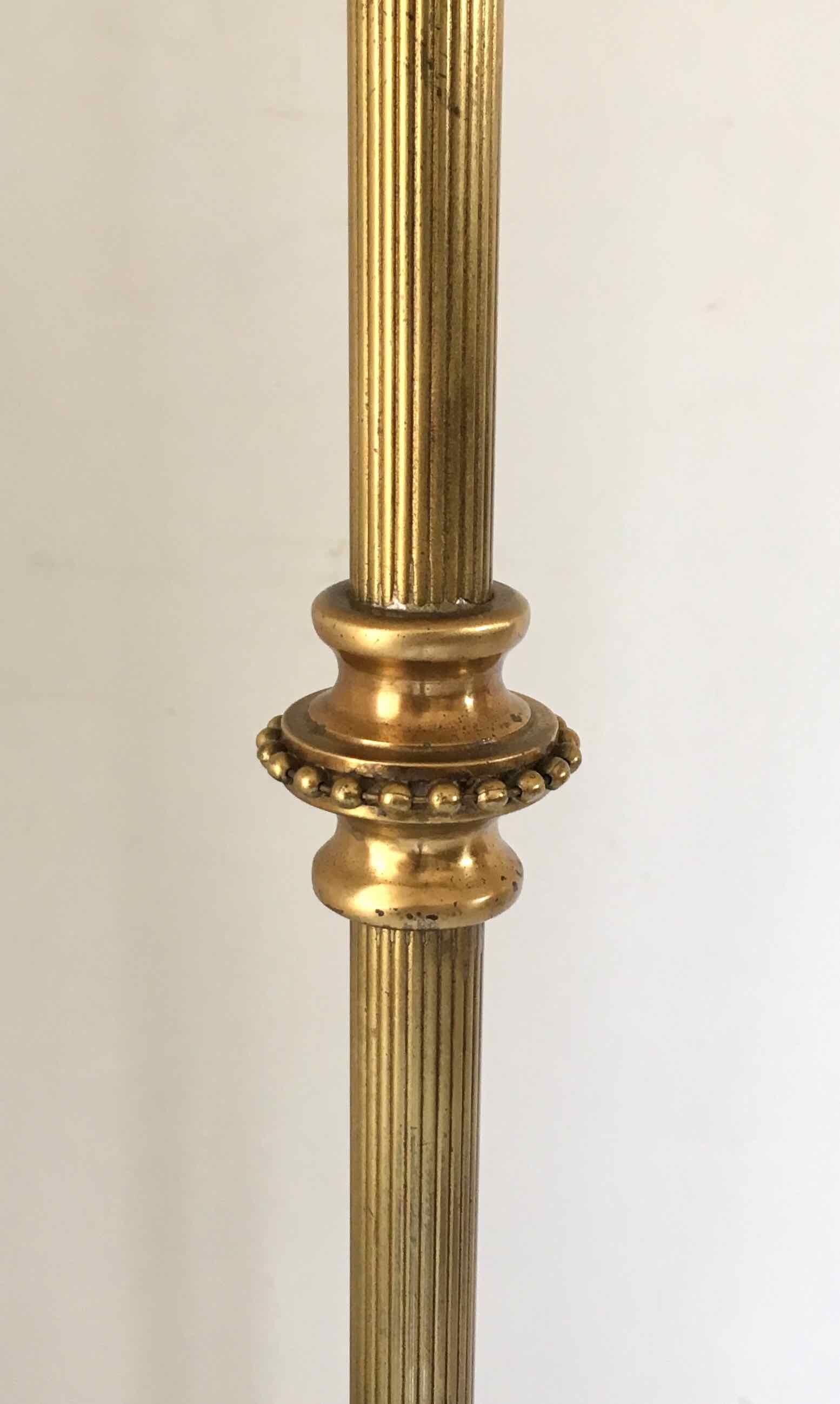Brass floor lamp 60s