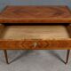 Small desk table in rosewood and rosewood marquetry, Louis XVI style – early 20th century.