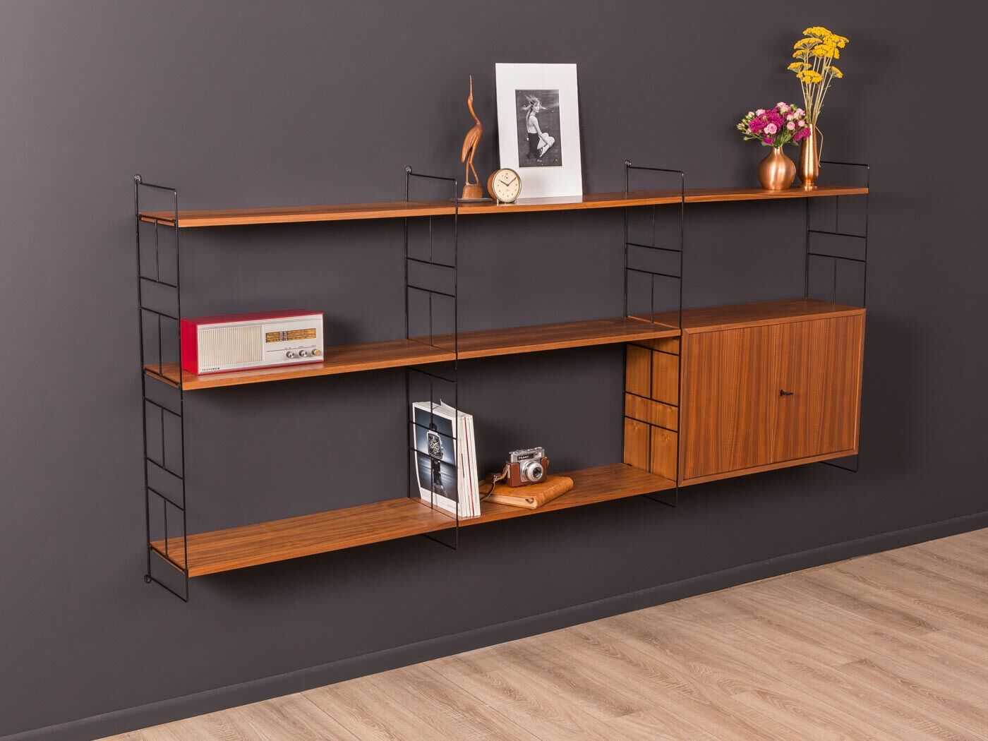 Shelving system by WHB from the 1960s
