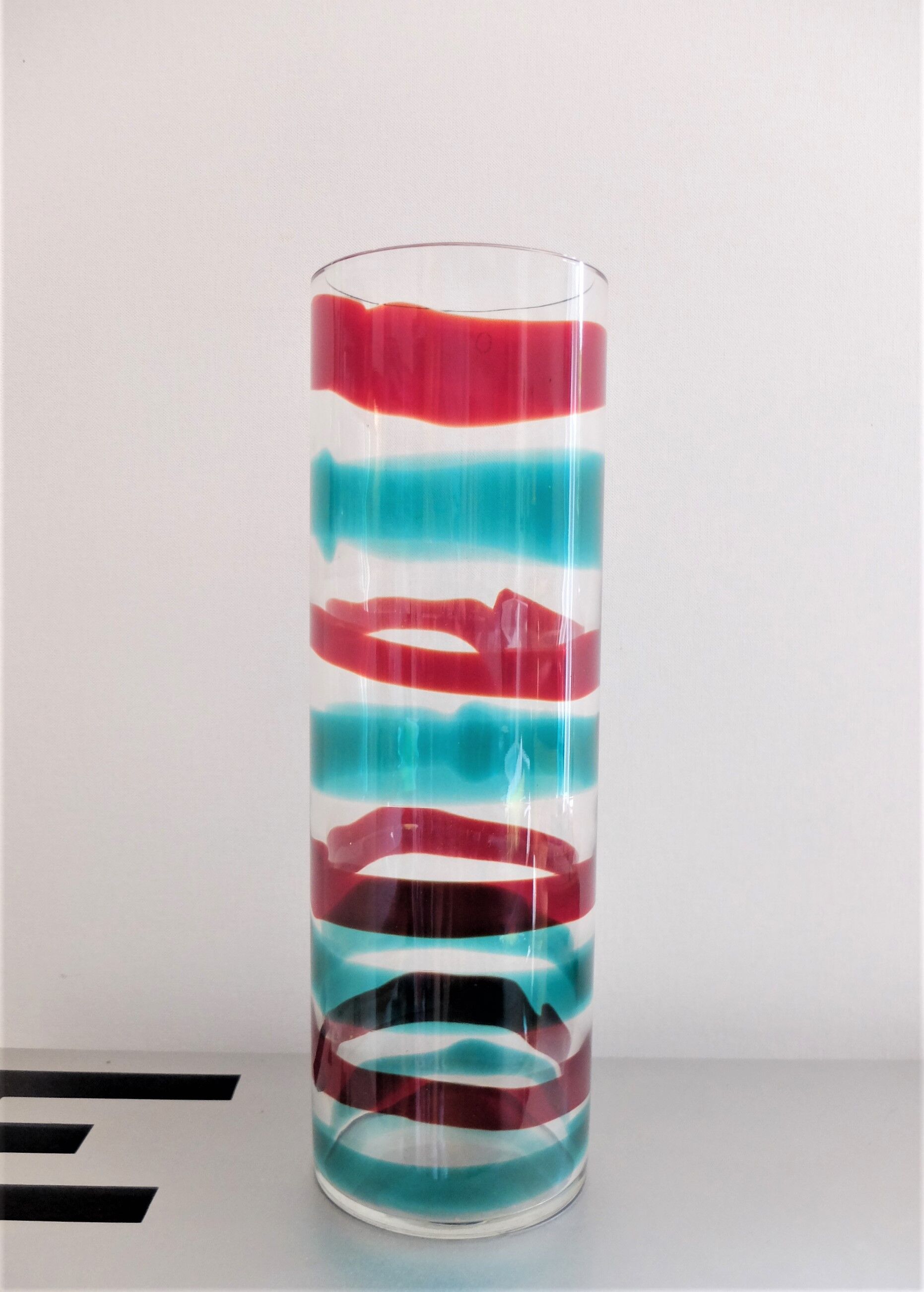 Murano vase, signed venini 95