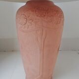 Large terracotta lamp