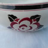 Salad bowl in Sarreguemines earthenware