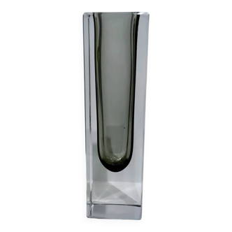 Sommerso vase - Murano blown glass, Italy 1970