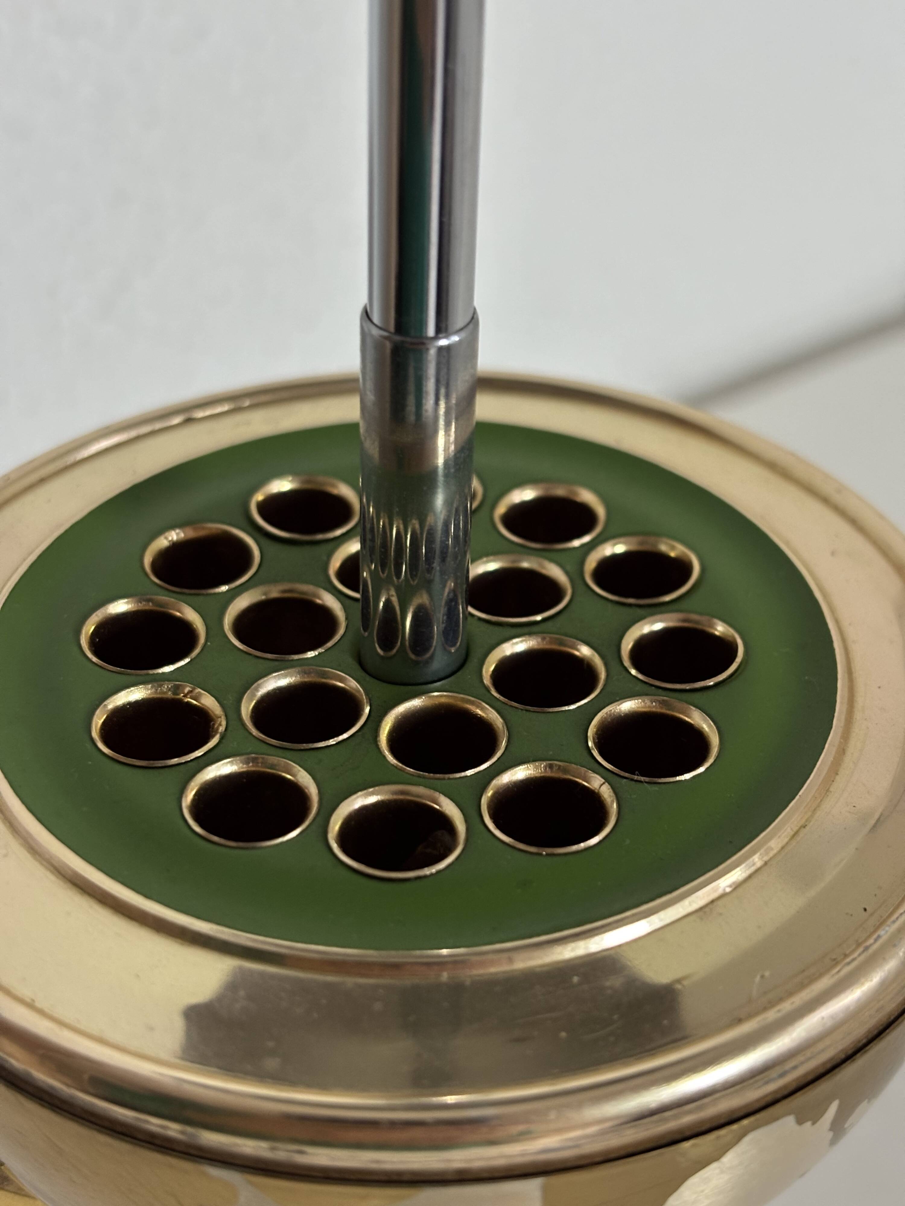 Porte-cigarettes vintage 1960 mappemonde distributeur - 20 x 10 cm