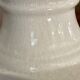 Vintage cracked ceramic lamp foot