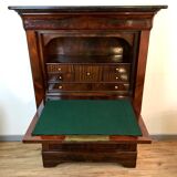 Secretary in vintage mahogany Louis Philippe