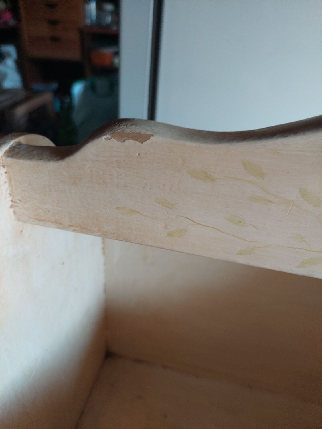 Wooden magazine door