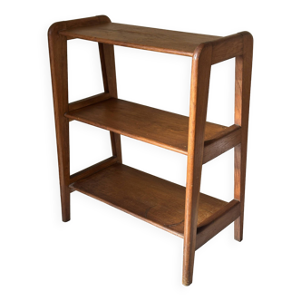 Oak shelf design vintage reconstruction 60s
