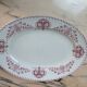 Oval serving dish Lunéville model Sebastopol