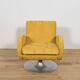 Fauteuil pivotant du milieu du siècle, Danemark, années 1960,
