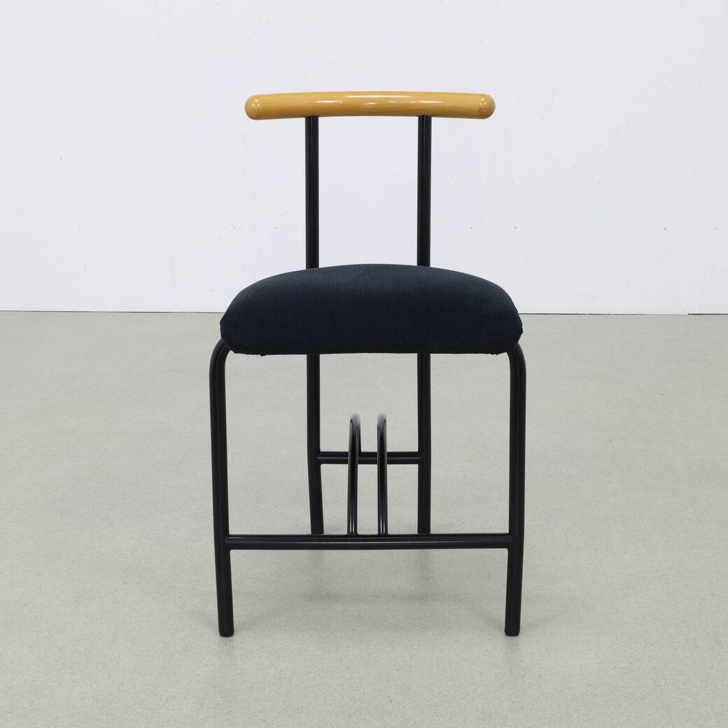 Postmodern dining chairs, 1980s, set of 6