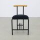 Postmodern dining chairs, 1980s, set of 6