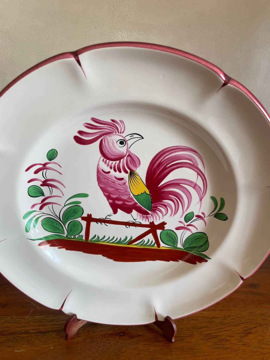 The Rooster St Clément Plate