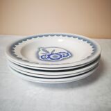 Assiettes creuses Faïence Sarreguemines modèle Phocéen