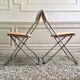 Restored vintage folding chairs