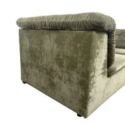 Vintage Modular Velvet Sofa Olive 2 seater