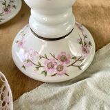 Pair of porcelain candlesticks from Paris