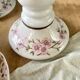 Pair of porcelain candlesticks from Paris