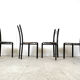 Postmodern dining chairs, 1980s set of 4