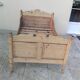 Vintage pine bed chalet style Savoie for one person