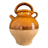 Old terracotta gargoulette jug