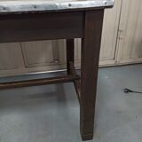 181 cm - Patinated spacer farm table