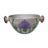 Bowl Vallauris décor thistles diameter 13cm