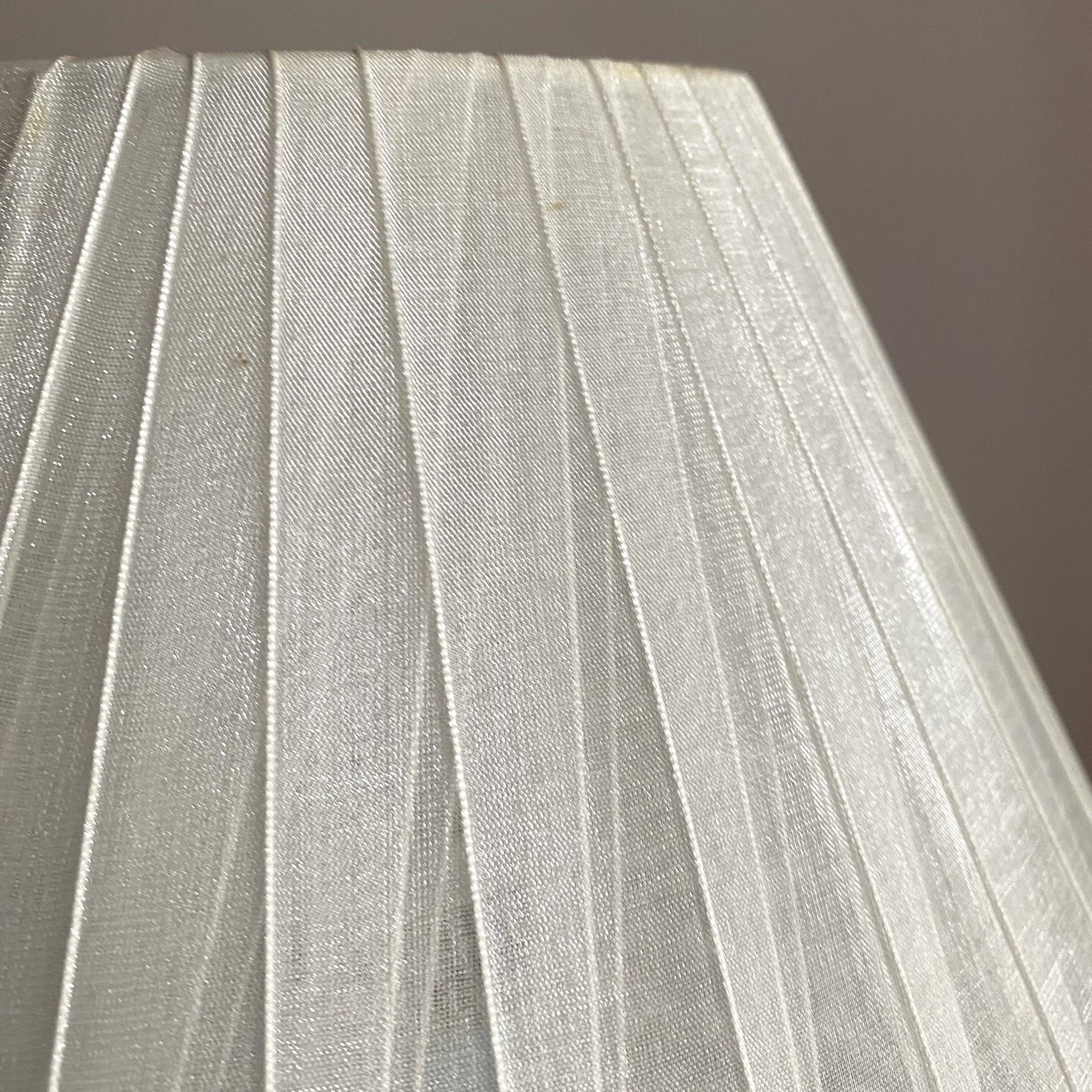 Sky blue opaline bedside lamp