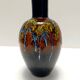 Multicolored Glazed Earthenware Vase by Roberto Rigon for Bertoncello, Ital
