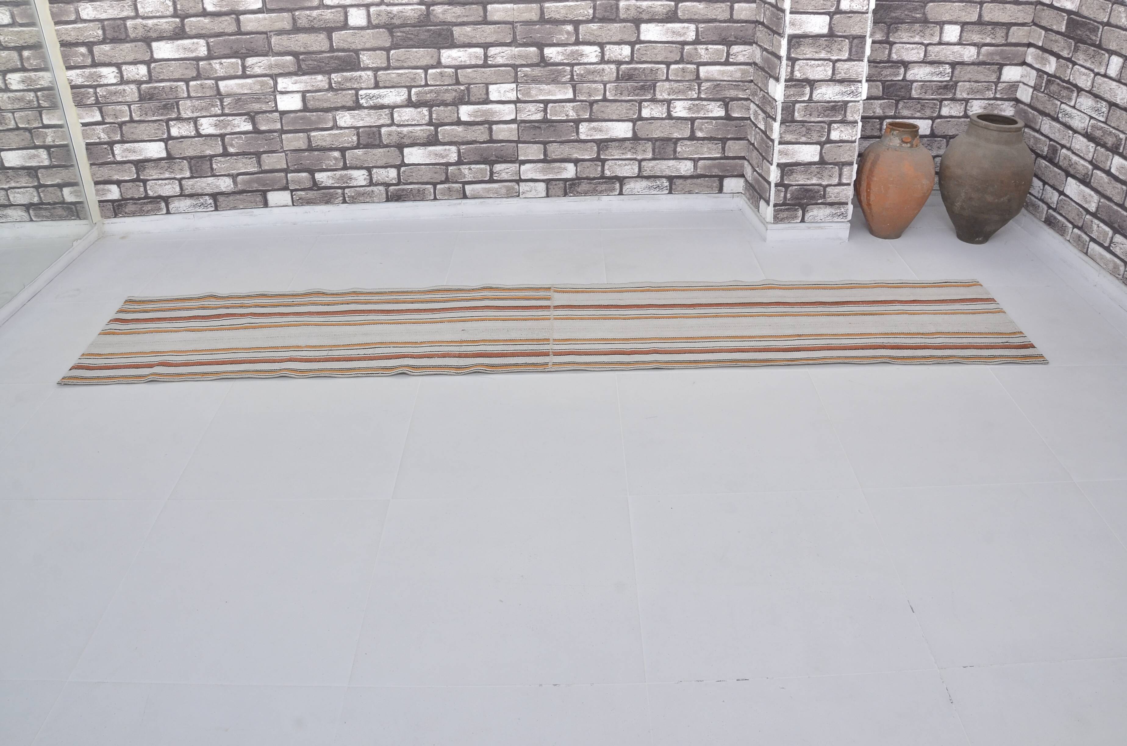 Extra Long Hemp Kilim Runner sku3798