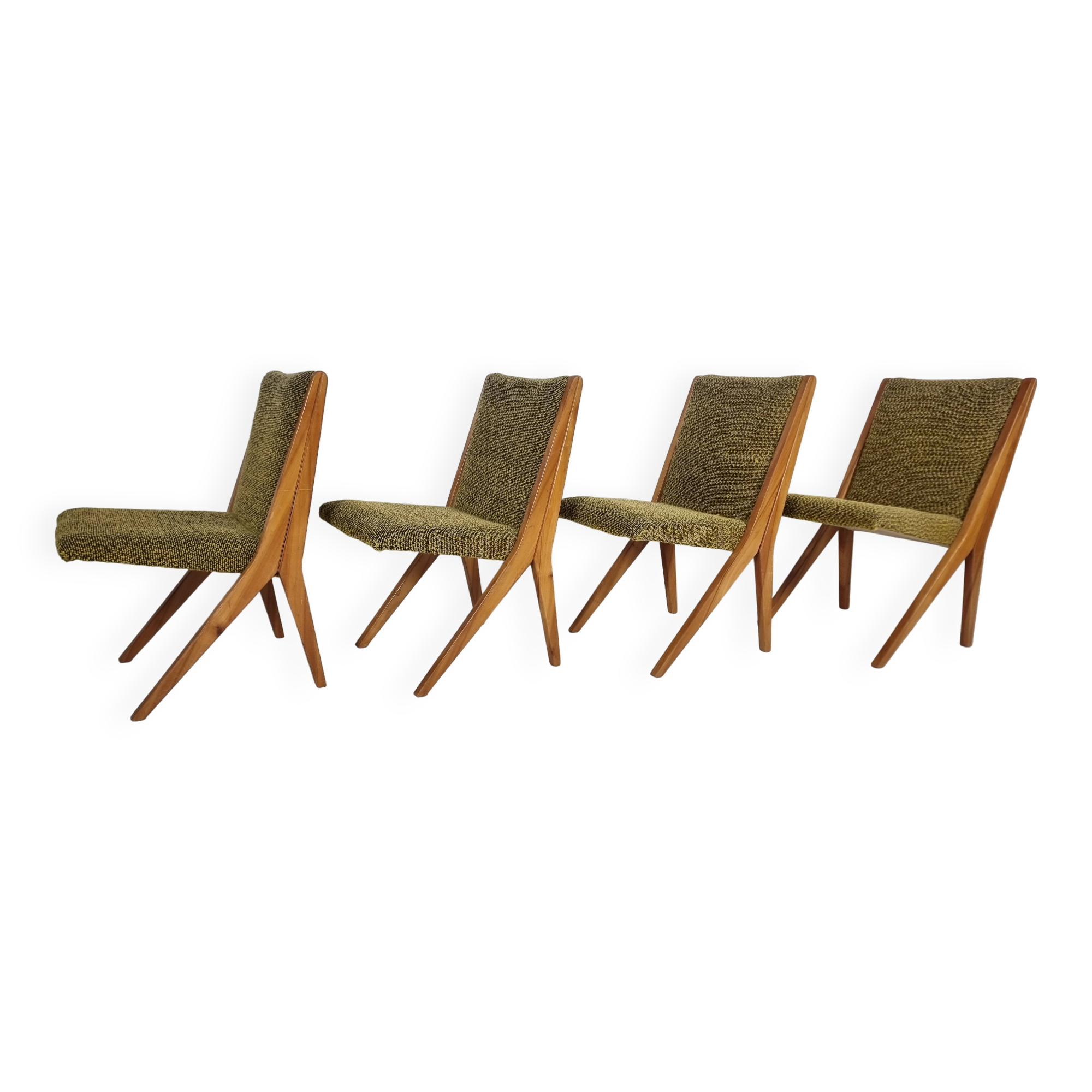 Vintage Chairs, 1970s, Set of 4