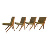 Vintage Chairs, 1970s, Set of 4