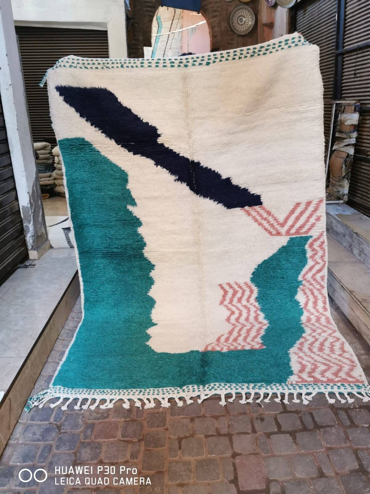 Beni Ouarain Berber rug artistic line 3*2m