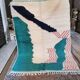 Beni Ouarain Berber rug artistic line 3*2m