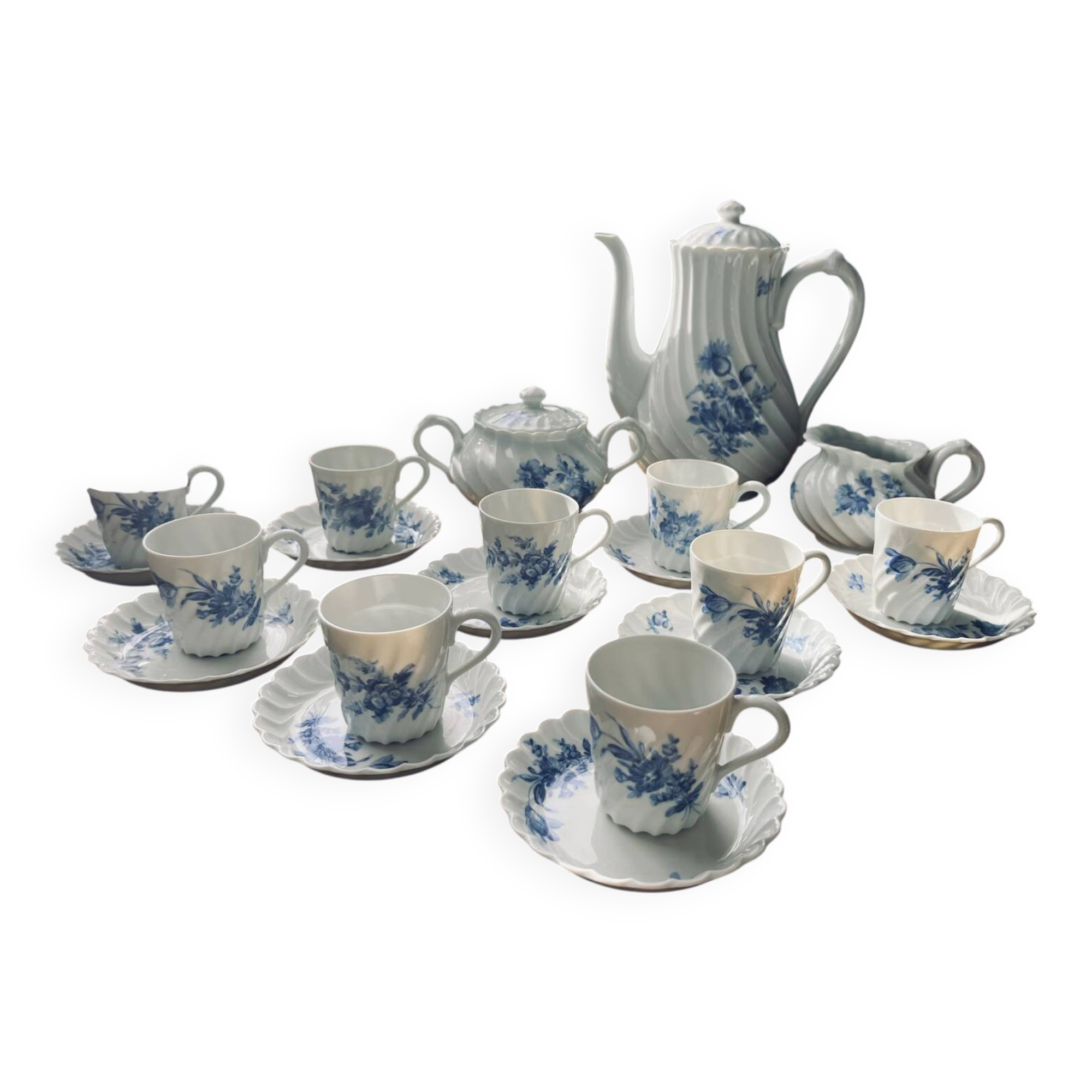 Haviland porcelain coffee service