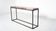 Mid-Century Modern Marble and Iron Console