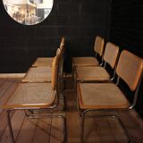 Set of 6 chairs design by Marcel Breuer model B32