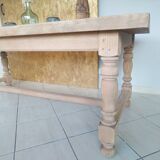 Solid oak farmhouse table