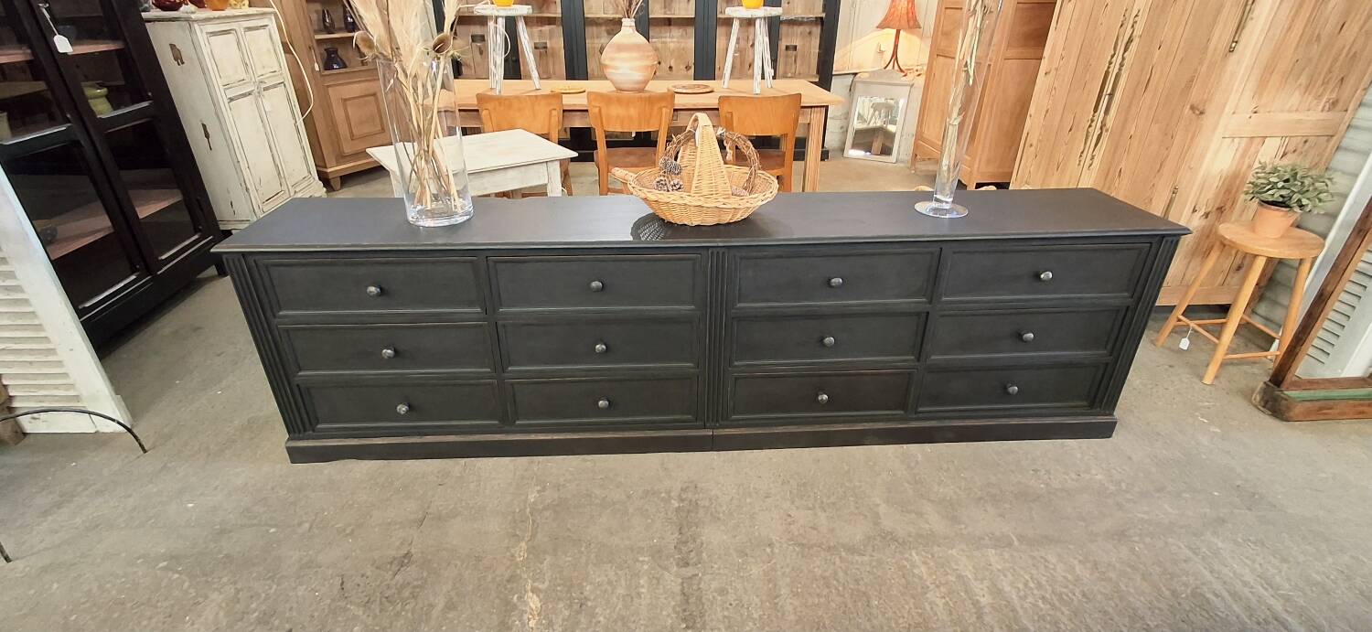 Craft cabinet with drawers
