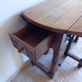 English folding gateleg table