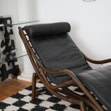 Rattan chaise longue