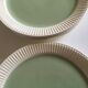 set of 8 plates in faience Capri de Villeroy and Boch 1950