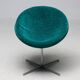Unique chairs Tramontana Jade and Ember Velvet Verner Panton C1