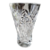 Crystal vase signed Sèvres France, star motifs, crosses, hardwoods