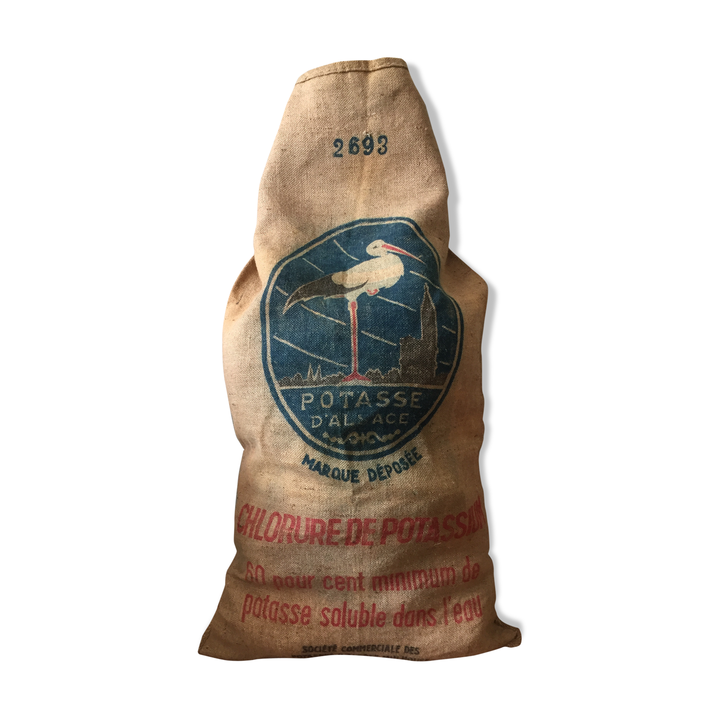 Frosted bag potase d'Alsace, stork