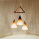 Teakwood and Sisal Cascading Lamp by Temde