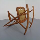Teak Rocking Chair by Frank Reenskaug for Bramin, Denmark, 1960s