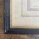 Old framed engraving of birds "red grouse"
