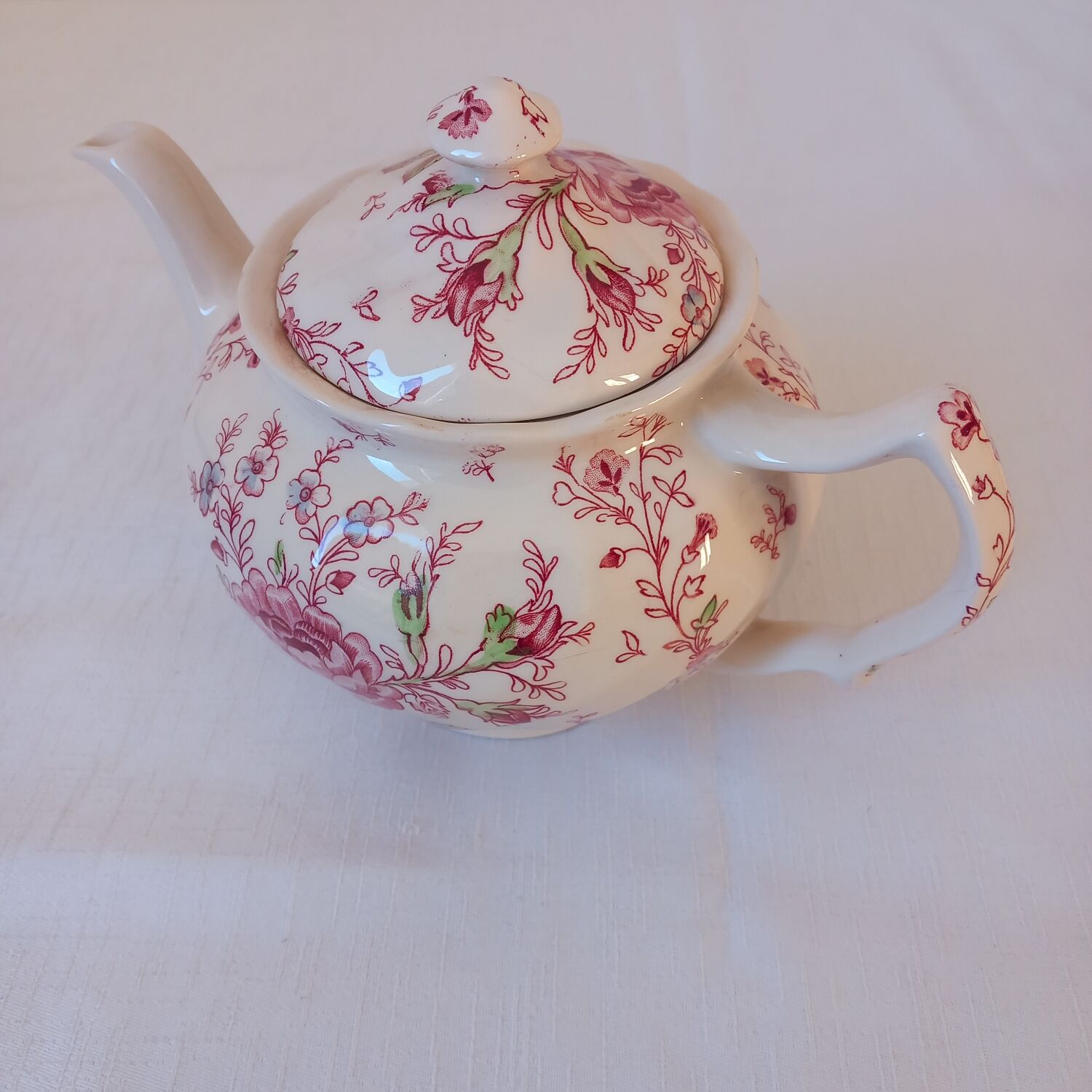Théière rose chintz johnson brothers Selency